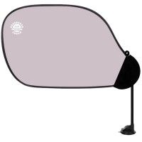 Солнцезащитный козырек для автомобиля (на присоске) (0.58x0.36m) Pink