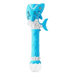 Пистолет с мыльными пузырями H038 Shark + bottle 50ml Light Blue