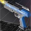 Водяний акумуляторний пістолет Water Gun 66-35 (500ml) with lithium battery Transparent blue