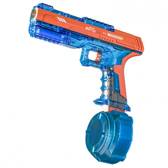 Водяний акумуляторний пістолет Water Gun 66-35 (500ml) with lithium battery Blue / Orange