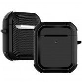 Футляр противоударный Black ed. для наушников Airpods 1/2 Black Футляр противоударный Black ed. для наушников Airpods 1/2 Black