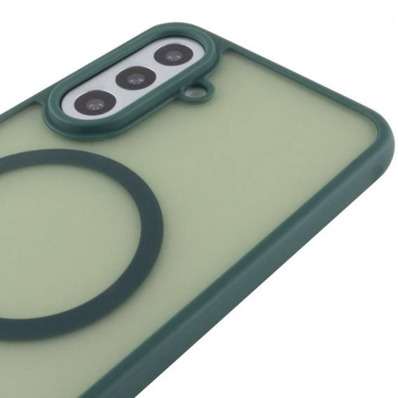 Чохол TPU Bloom with MagSafe для Samsung Galaxy A55 5G Green