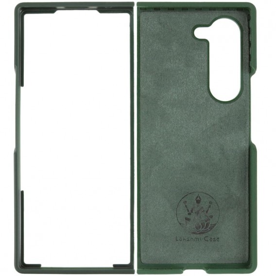 Чехол Foldables Silicone Cover Lakshmi (AAA) для Samsung Galaxy Z Fold5 Зеленый / Cyprus Green
