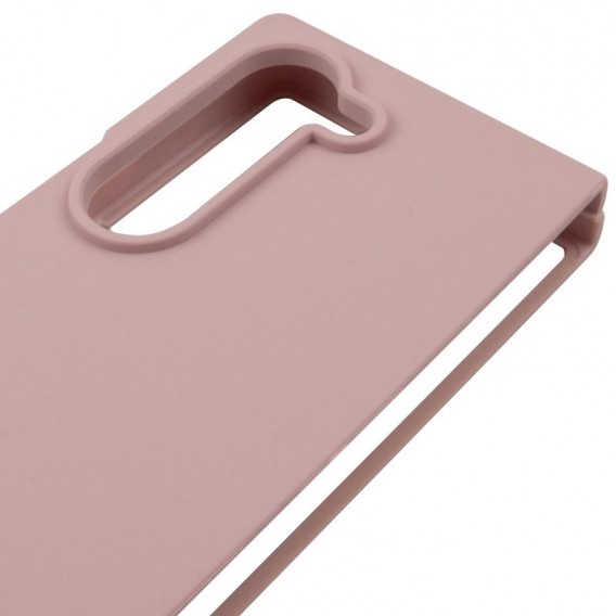 Чехол Foldables Silicone Cover Lakshmi (AAA) для Samsung Galaxy Z Fold5 Розовый / Pink Sand