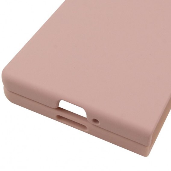 Чехол Foldables Silicone Cover Lakshmi (AAA) для Samsung Galaxy Z Fold5 Розовый / Pink Sand