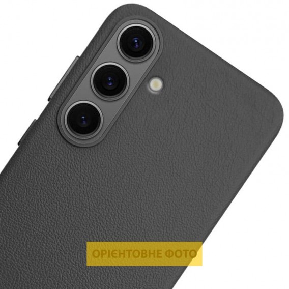 Шкіряний чохол Leather Case (AAA) для Samsung Galaxy S25 Edge Black