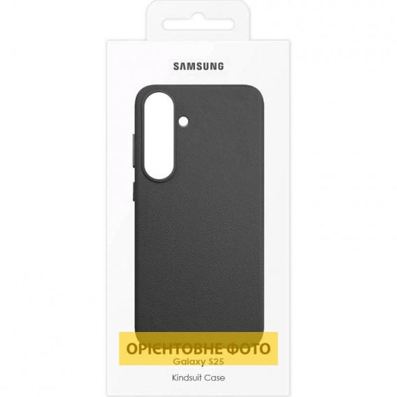Шкіряний чохол Leather Case (AAA) для Samsung Galaxy S25 Edge Black