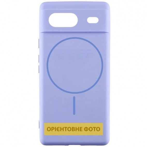 Чохол Silicone Cover Lakshmi Full Camera (AA) with MagFit для Google Pixel 9a Бузковий / Dasheen