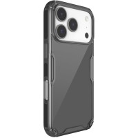 TPU чохол Nillkin Nature Pro Series для Apple iPhone 17 Pro (6.3") Чорний (прозорий)