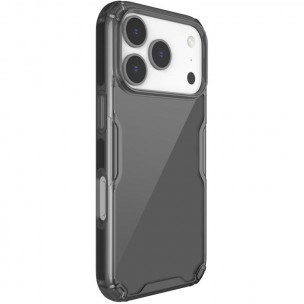 TPU чохол Nillkin Nature Pro Series для Apple iPhone 17 Pro (6.3") Чорний (прозорий)