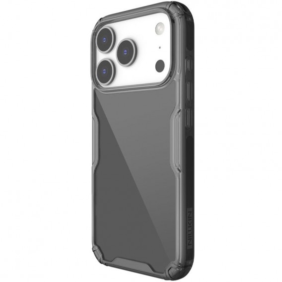 TPU чохол Nillkin Nature Pro Series для Apple iPhone 17 Pro Max (6.9") Чорний (прозорий)