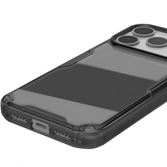 TPU чохол Nillkin Nature Pro Series для Apple iPhone 17 Pro Max (6.9") Чорний (прозорий)