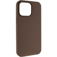 Чохол Silicone Case (AA) NO LOGO with MagSafe для Apple iPhone 15 Pro Max (6.7") Коричневий / Brown