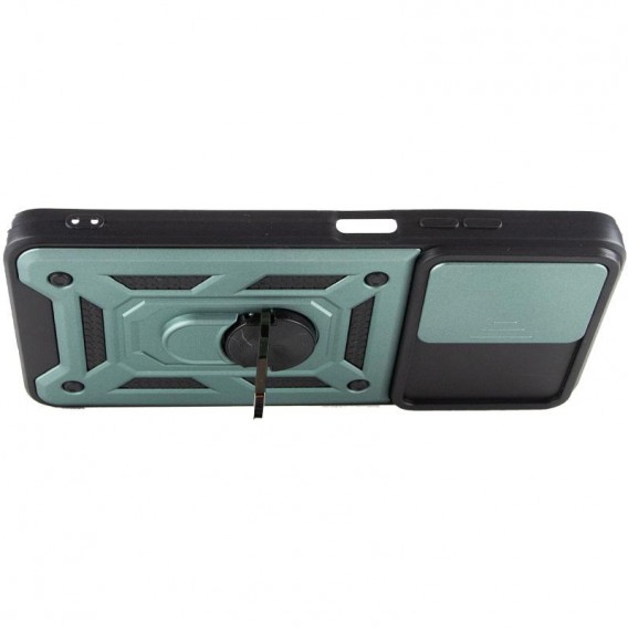 Чехол Ummi Camshield Serge Ring для Xiaomi Redmi 12 / Poco M6 Pro 5G Зеленый / Green