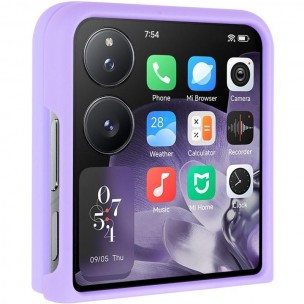 Чехол Foldables Silicone Cover Lakshmi (AAA) для Xiaomi Mix Flip 2 Сиреневый / Dasheen