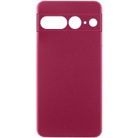 Чохол Silicone Cover Ummi Lakshmi Full Camera (AA) для Google Pixel 8 Бордовий / Marsala