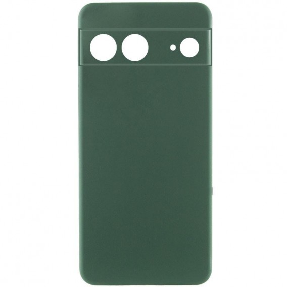 Чохол Silicone Cover Ummi Lakshmi Full Camera (AA) для Google Pixel 8 Зелений / Dark green