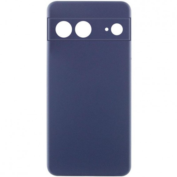 Чохол Silicone Cover Ummi Lakshmi Full Camera (AA) для Google Pixel 8 Синій / Midnight Blue