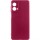 Чохол Silicone Cover Ummi Lakshmi Full Camera (AA) для Motorola Moto G85 Бордовий / Marsala