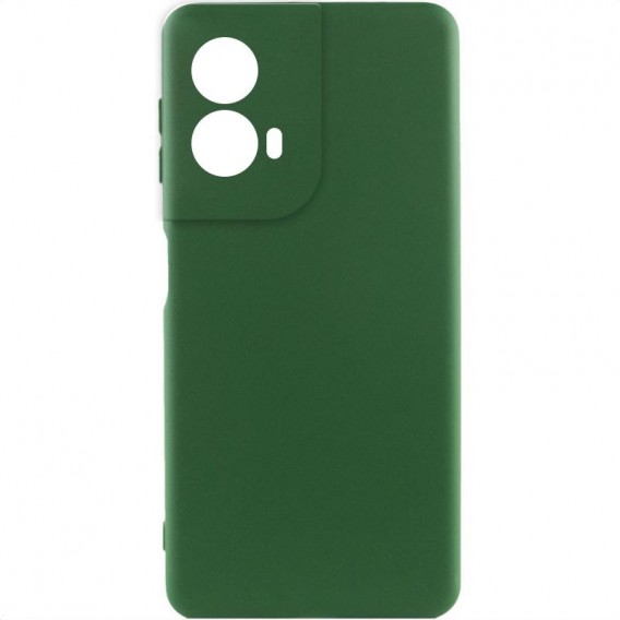 Чохол Silicone Cover Ummi Lakshmi Full Camera (AA) для Motorola Moto G85 Зелений / Dark green
