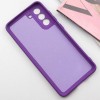 Чохол TPU GETMAN Liquid Silk Full Camera для Samsung Galaxy S22+ Фіолетовий / Purple