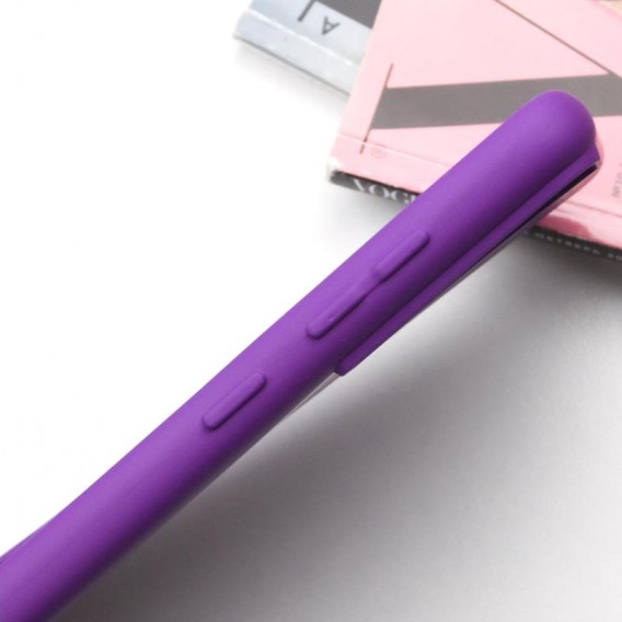 Чохол TPU GETMAN Liquid Silk Full Camera для Samsung Galaxy S22+ Фіолетовий / Purple