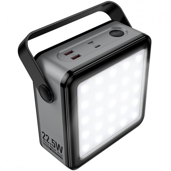 Портативний ЗП Power Bank Hoco J161 Power 22.5W+PD20W with lighting 80000 mAh Black / Gray