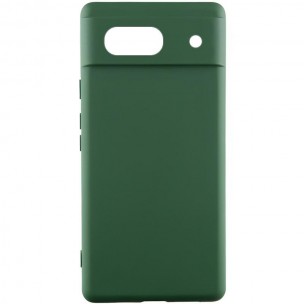 Чохол Silicone Cover Ummi Lakshmi Full Camera (AA) для Google Pixel 7a Зелений / Dark green