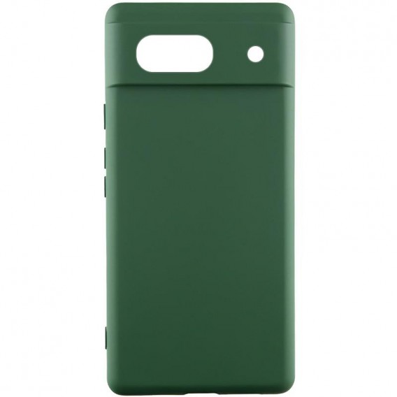 Чохол Silicone Cover Ummi Lakshmi Full Camera (AA) для Google Pixel 7a Зелений / Dark green