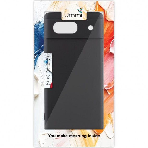 Чехол Silicone Cover Ummi Lakshmi Full Camera (AA) для Google Pixel 7a Черный / Black