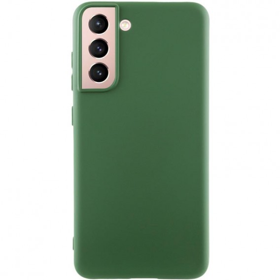 Чохол Silicone Cover Ummi Lakshmi (AA) для Samsung Galaxy S21 Зелений / Dark green