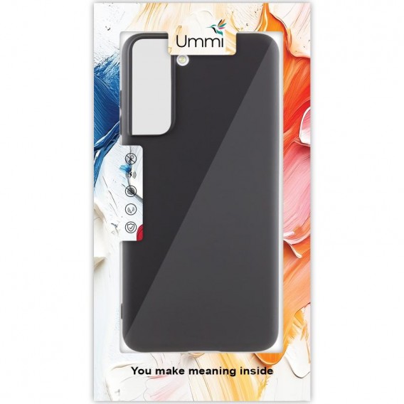 Чехол Silicone Cover Ummi Lakshmi (AA) для Samsung Galaxy S21 Черный / Black