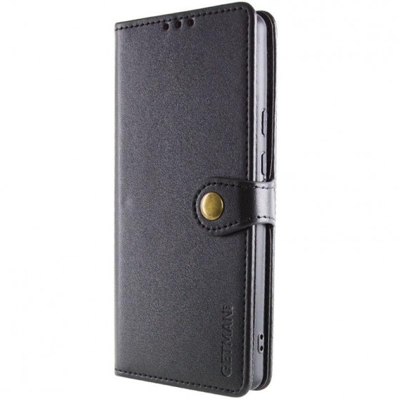 Шкіряний чохол-книжка GETMAN Gallant (PU) для Xiaomi Redmi 15C (Global) / Poco C85 (Global) Чорний