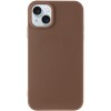 TPU чехол Carbon Protective with Magsafe для Apple iPhone 13 / 14 (6.1 дюйма) Coffee