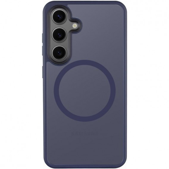 Чехол Ummi Colorful with MagSafe для Samsung Galaxy S25 Синий / Navy Blue