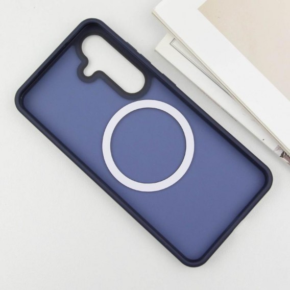 Чехол Ummi Colorful with MagSafe для Samsung Galaxy S25 Синий / Navy Blue