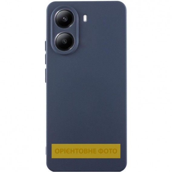 Чохол Silicone Cover Ummi Lakshmi Full Camera (AA) для Xiaomi Poco X6 Pro Синій / Midnight Blue
