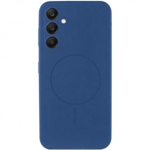 Чехол Silicone Cover Lakshmi Full Camera (AA) with MagFit для Samsung Galaxy S26+ Синий / Navy blue