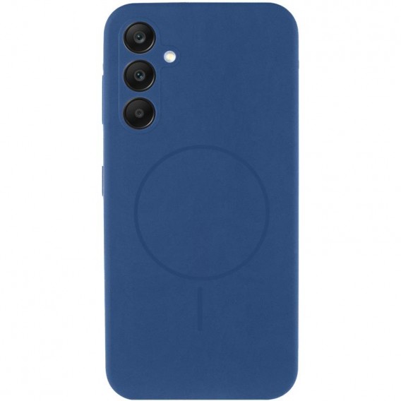 Чехол Silicone Cover Lakshmi Full Camera (AA) with MagFit для Samsung Galaxy S26+ Синий / Navy blue