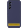 Чохол Silicone Cover Lakshmi Full Camera (AAA) для Samsung Galaxy A12 Темно-синій / Midnight blue