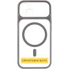 Чохол TPU+PC GETMAN Moon Clear with MagSafe для Apple iPhone 14 (6.1") Grey