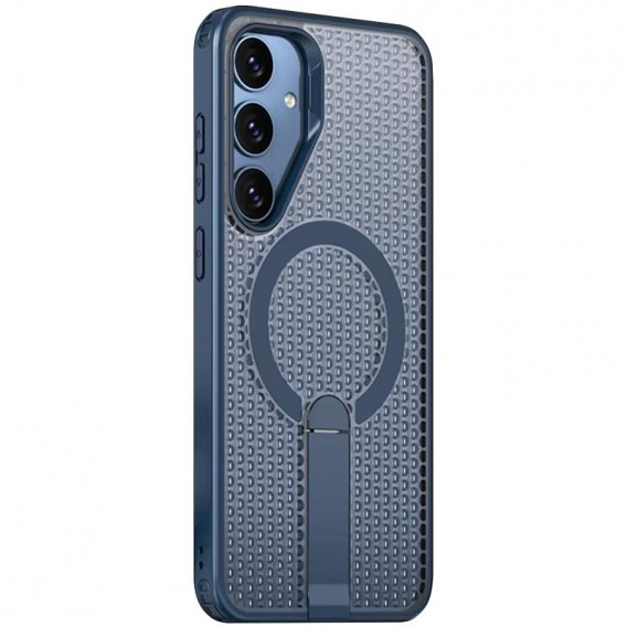 Чехол TPU Breeze with MagSafe stand для Samsung Galaxy S26+ Blue
