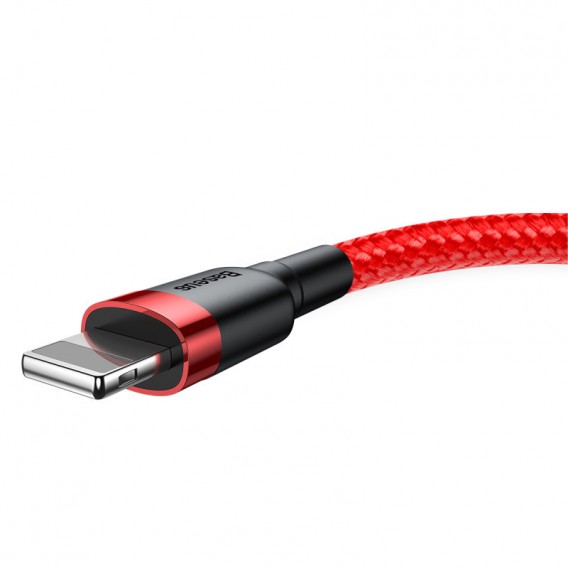 Дата кабель Baseus Cafule Lightning Cable 1.5A (2m) (CALKLF-C) Красный / Черный