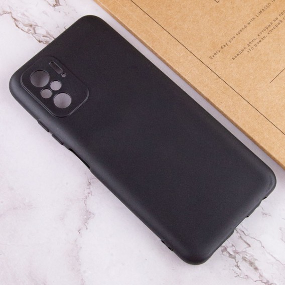 Чехол TPU Epik Black Full Camera для Xiaomi Redmi Note 10 / Note 10s Черный
