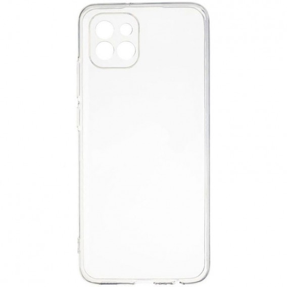 TPU чехол Epic Transparent 1,5mm Full Camera для Samsung Galaxy A03 Бесцветный (прозрачный)
