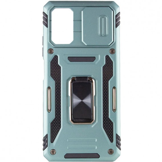 Ударостійкий чохол Camshield Army Ring для Xiaomi Poco X5 Pro 5G / Note 12 Pro 5G Зелений / Light Green