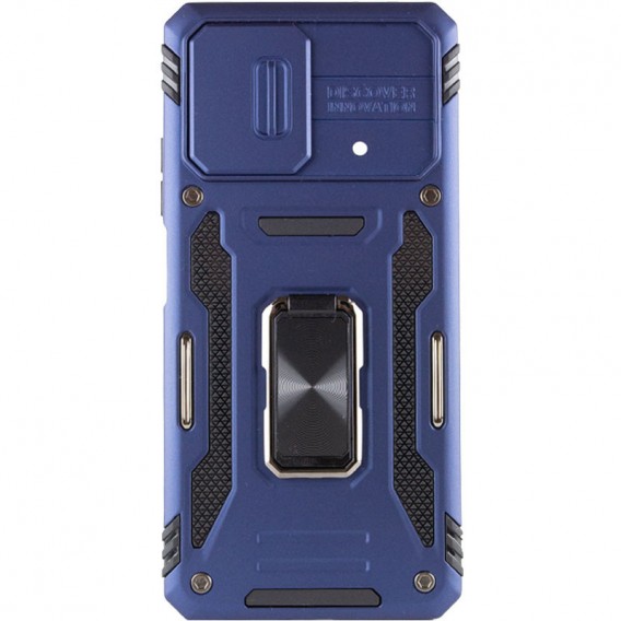 Ударопрочный чехол Camshield Army Ring для Xiaomi Poco X5 Pro 5G / Note 12 Pro 5G Синий / Navy