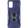 Ударопрочный чехол Camshield Army Ring для Xiaomi Poco X5 Pro 5G / Note 12 Pro 5G Синий / Navy