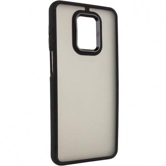 Чохол TPU+PC Lyon Frosted для Xiaomi Redmi Note 9s / Note 9 Pro / Note 9 Pro Max Black