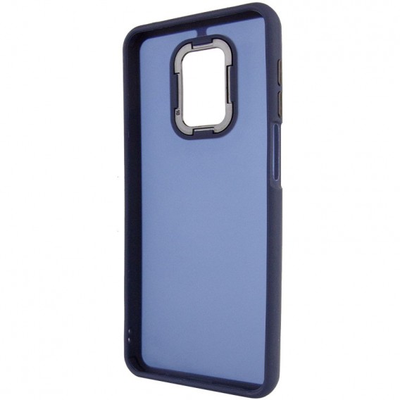 Чохол TPU+PC Lyon Frosted для Xiaomi Redmi Note 9s / Note 9 Pro / Note 9 Pro Max Navy Blue